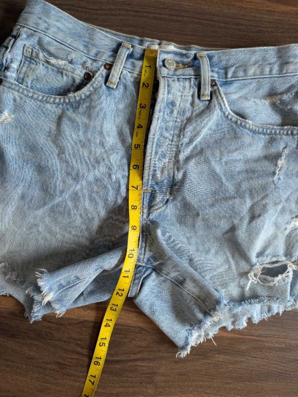 Agolde Parker Long Shorts - Picture 10 of 11